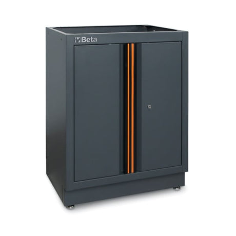Beta C45 Pro 2.0 Gray storage cabinet with orange accents and Beta branding on a white background