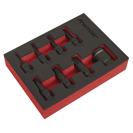 Sealey AK5621 Impact TRX - Star* Socket Bit Set 8pc 3/8"Sq Drive - AK5621 - Sealey Tools UK - Workshop Tool Storage