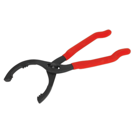 Sealey AK6411 Oil Filter Pliers Forged 60 - 108mm Capacity - AK6411 - Sealey Tools UK - Workshop Tool Storage