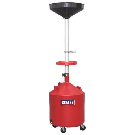 Sealey AK80D Mobile Oil Drainer 80L Gravity Discharge - AK80D - Sealey Tools UK - Workshop Tool Storage