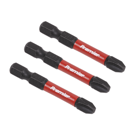 Sealey AK8231 Phillips 3 Impact Power Tool Bits 50mm - 3pc - AK8231 - Sealey Tools UK - Workshop Tool Storage