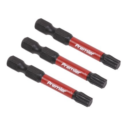 Sealey AK8245 TRX - Star* T30 Impact Power Tool Bits 50mm - 3pc - AK8245 - Sealey Tools UK - Workshop Tool Storage