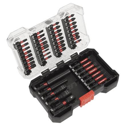 Sealey AK8280 Power Tool Bit Set 44pc Impact Grade - AK8280 - Sealey Tools UK - Workshop Tool Storage
