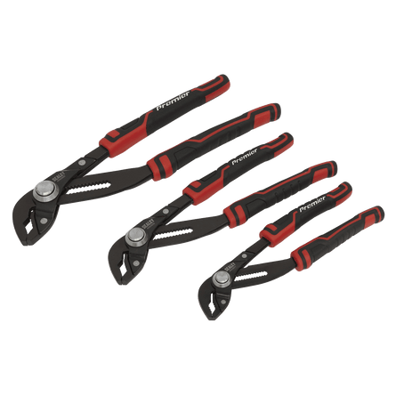 Sealey AK8380 Water Pump Pliers Set 3pc Quick Release - AK8380 - Sealey Tools UK - Workshop Tool Storage