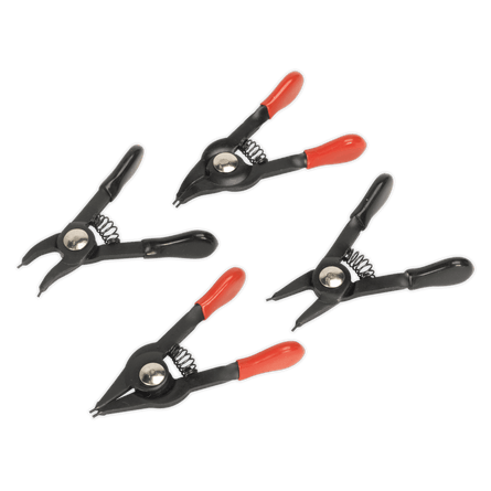 Sealey AK8449 Mini Circlip Pliers Set 4pc - AK8449 - Sealey Tools UK - Workshop Tool Storage