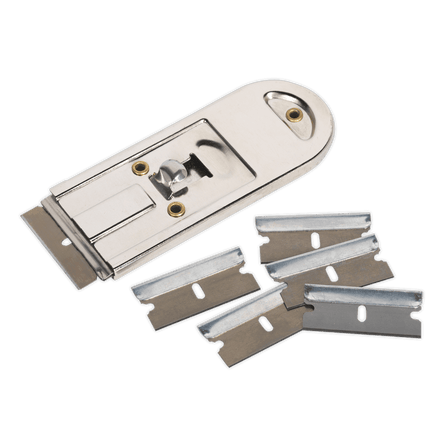 Sealey AK867 Retracting Razor Scraper with Blades - AK867 - Sealey Tools UK - Workshop Tool Storage