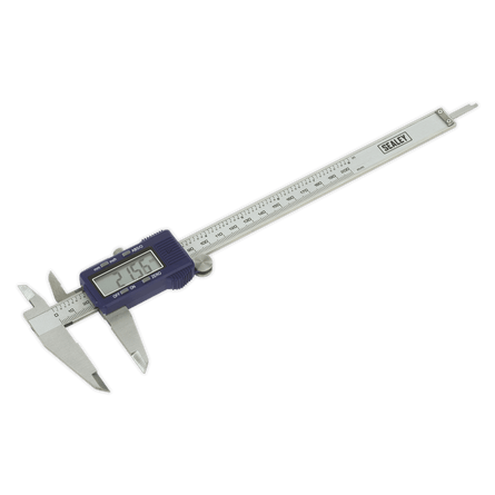 Sealey AK9622EV Digital Vernier Caliper 0 - 200mm(0 - 8") - AK9622EV - Sealey Tools UK - Workshop Tool Storage