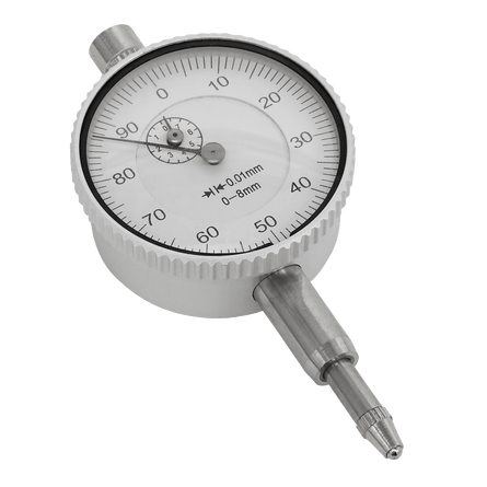 Sealey AK9634M Dial Gauge Metric 8mm Deflection - AK9634M - Sealey Tools UK - Workshop Tool Storage