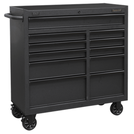 Sealey AP4111BE Rollcab 11 Drawer 1040mm with Soft Close Drawers - AP4111BE - Sealey Tools UK - Workshop Tool Storage
