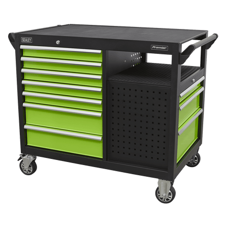 Sealey AP45MWS Mobile Workstation 10 Drawer 1140mm - AP45MWS - Sealey Tools UK - Workshop Tool Storage