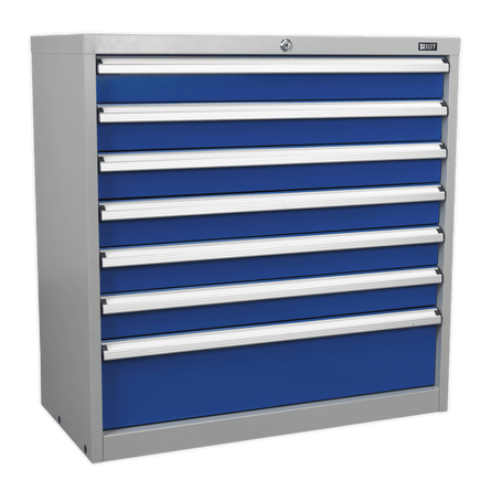 Sealey API9007 Industrial Cabinet 7 Drawer - API9007 - Sealey Tools UK - Workshop Tool Storage