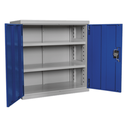 Sealey APICCOMBOH2 Industrial Cabinet 2 Shelf 900mm - APICCOMBOH2 - Sealey Tools UK - Workshop Tool Storage