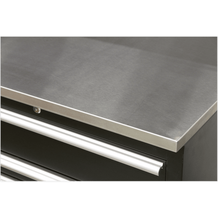Sealey APMS09 Stainless Steel Worktop 1550mm - APMS09 - Sealey Tools UK - Workshop Tool Storage