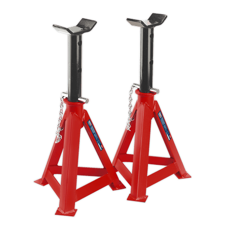 Sealey AS10000 Axle Stands (Pair) 10tonne Capacity per Stand - AS10000 - Sealey Tools UK - Workshop Tool Storage