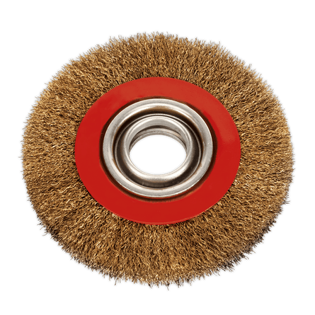 Sealey BG150/WW2 Wire Wheel 150 x 20mm 32mm Bore Wide - BG150/WW2 - Sealey Tools UK - Workshop Tool Storage