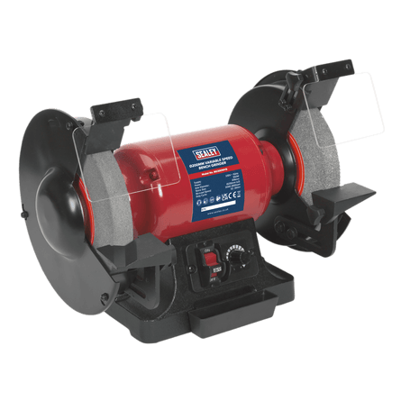 Sealey BG200WVS Bench Grinder 200mm Variable Speed - BG200WVS - Sealey Tools UK - Workshop Tool Storage