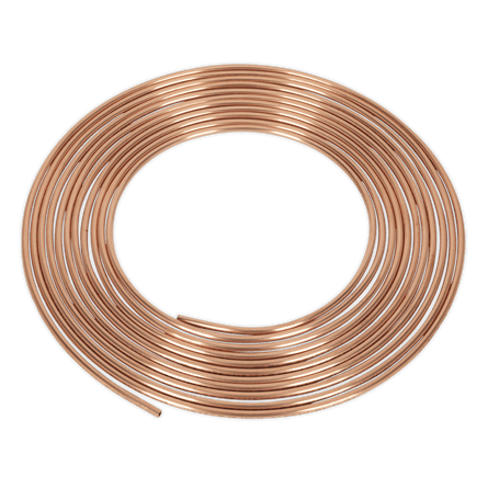 Sealey CBP002 Brake Pipe Copper Tubing 22 Gauge 3/16" x 25ft BS EN 12449 C106 - CBP002 - Sealey Tools UK - Workshop Tool Storage
