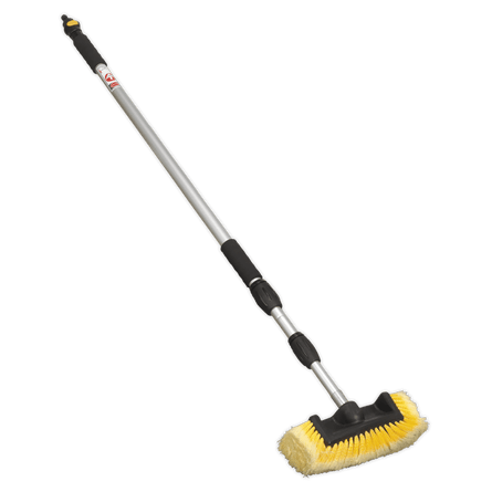 Sealey CC953 5 - Sided Flo - Thru Brush with 3m Telescopic Handle - CC953 - Sealey Tools UK - Workshop Tool Storage