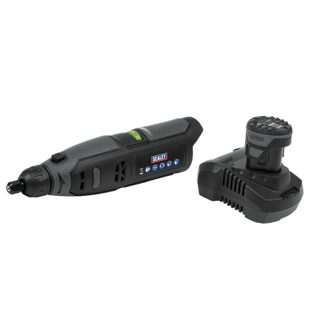 Sealey CP108VMG Cordless Multipurpose Mini Grinder Kit 10.8V 2Ah - CP108VMG - Sealey Tools UK - Workshop Tool Storage