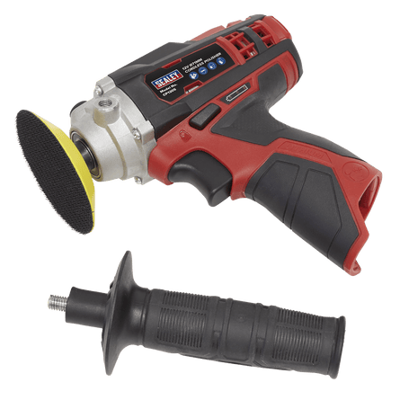 Sealey CP1205 Cordless Polisher 71mm 12V Lithium - ion - Body Only - CP1205 - Sealey Tools UK - Workshop Tool Storage