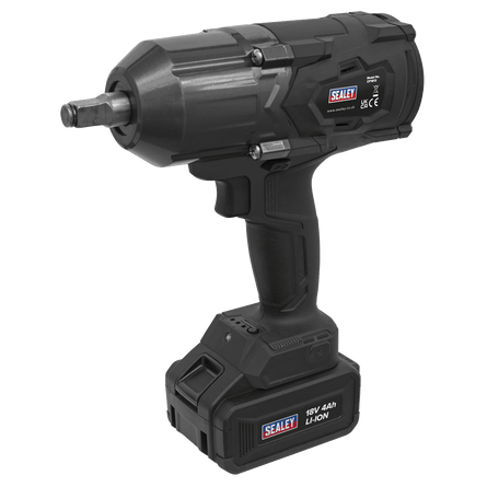 Sealey CP1812 Cordless Impact Wrench 18V 4Ah Lithium - ion 1/2"Sq Drive - CP1812 - Sealey Tools UK - Workshop Tool Storage