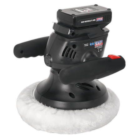 Sealey CP2518L Cordless Polisher 240mm 18V Lithium - ion - CP2518L - Sealey Tools UK - Workshop Tool Storage