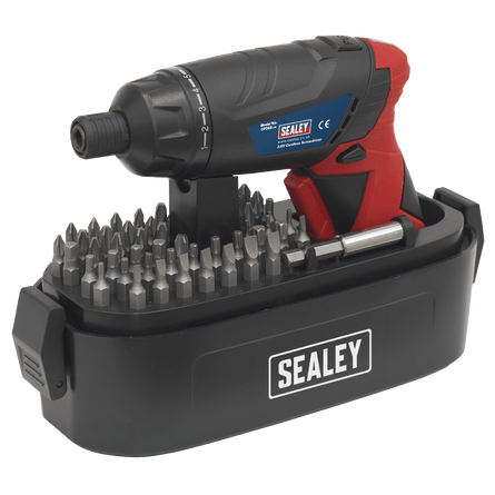 Sealey CP36S Cordless Screwdriver Set 53pc 3.6V Lithium - ion - CP36S - Sealey Tools UK - Workshop Tool Storage
