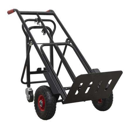 Sealey CST989HD Heavy - Duty 3 - in - 1 Sack Truck with PU Tyres 300kg Capacity - CST989HD - Sealey Tools UK - Workshop Tool Storage