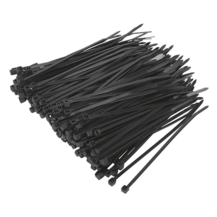 Sealey CT10025P200 Cable Tie 100 x 2.5mm Black Pack of 200 - CT10025P200 - Sealey Tools UK - Workshop Tool Storage