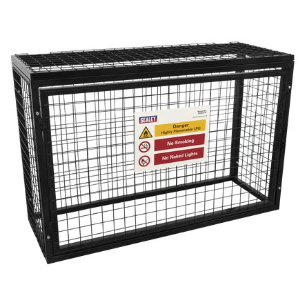 Sealey GCSC419 Safety Cage - 4 x 19kg Gas Cylinders - GCSC419 - Sealey Tools UK - Workshop Tool Storage