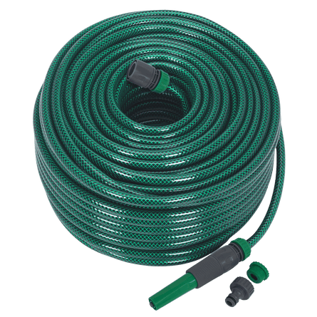 Sealey GH80R Water Hose 80m with Fittings - GH80R - Sealey Tools UK - Workshop Tool Storage