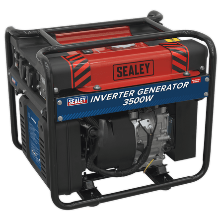 Sealey GI3500 Inverter Generator 3500W 230V 4 - Stroke Engine - GI3500 - Sealey Tools UK - Workshop Tool Storage