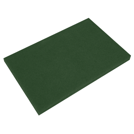 Sealey GSP1218 Green Scrubber Pads 12 x 18 x 1" - Pack of 5 - GSP1218 - Sealey Tools UK - Workshop Tool Storage