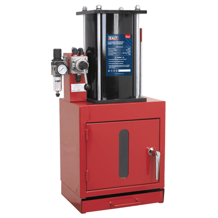 Sealey HCC08 Pneumatic Paint Can Crusher 2.2tonne - HCC08 - Sealey Tools UK - Workshop Tool Storage