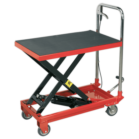 Sealey HPT150 Hydraulic Platform Truck 150kg - HPT150 - Sealey Tools UK - Workshop Tool Storage