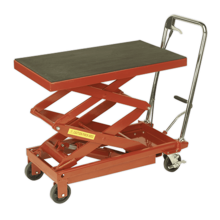 Sealey HPT400H Hydraulic Platform Truck 300kg High Lift - HPT400H - Sealey Tools UK - Workshop Tool Storage