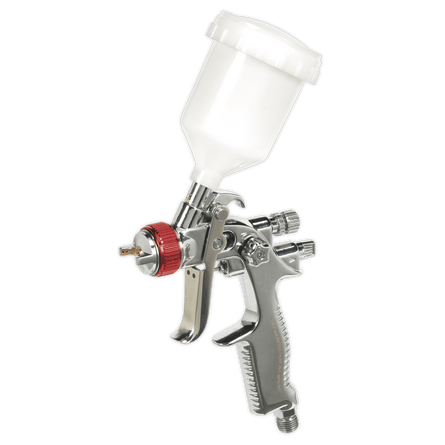 Sealey HVLP736 HVLP Gravity Feed Touch - Up Spray Gun 0.8mm Set - Up - HVLP736 - Sealey Tools UK - Workshop Tool Storage