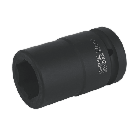 Sealey IS132D Impact Socket 32mm Deep 1"Sq Drive - IS132D - Sealey Tools UK - Workshop Tool Storage