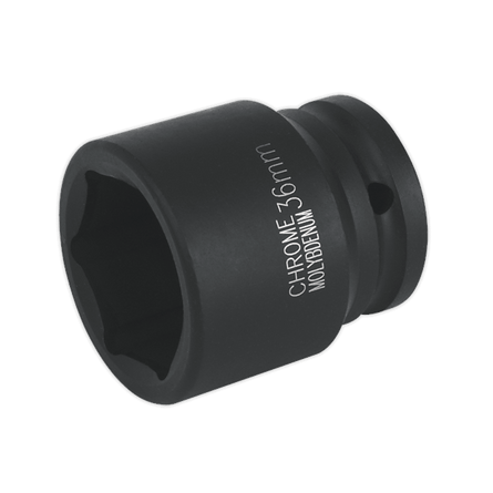 Sealey IS3436 Impact Socket 36mm 3/4"Sq Drive - IS3436 - Sealey Tools UK - Workshop Tool Storage