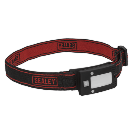 Sealey LED360HT Rechargeable Head Torch 2W COB LED Auto - Sensor Black - LED360HT - Sealey Tools UK - Workshop Tool Storage