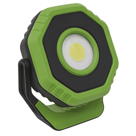 Sealey LED700P Rechargeable Pocket Floodlight with Magnet 360° 7W COB LED - Green - LED700P - Sealey Tools UK - Workshop Tool Storage