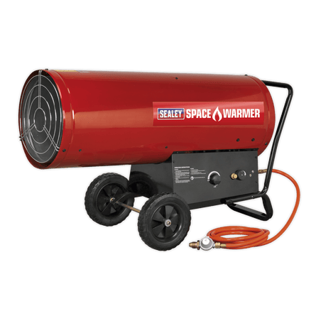 Sealey LP401 Space Warmer® Propane Heater 210,000 - 400,000Btu/hr - LP401 - Sealey Tools UK - Workshop Tool Storage