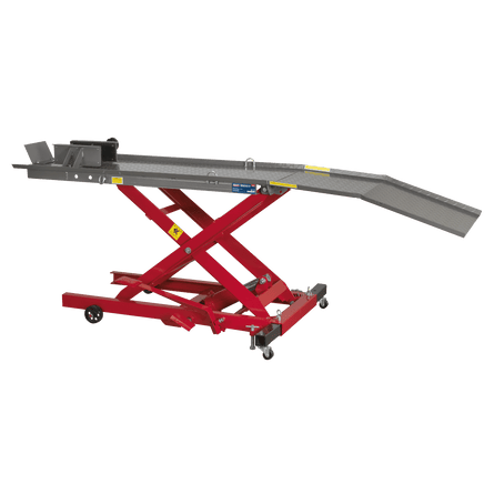 Sealey MC365 Motorcycle Lift 365kg Capacity Hydraulic - Motorcycle Lifts - SLY-8172 - Sealey Tools UK - Workshop Tool Storage