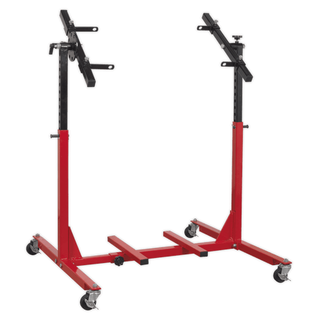 Sealey MES02 Engine Rebuild Stand - Multi - Cylinder 75kg Capacity - MES02 - Sealey Tools UK - Workshop Tool Storage