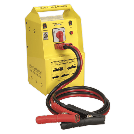 Sealey POWERSTART500 PowerStart Emergency Jump Starter 500hp Start 12/24V - POWERSTART500 - Sealey Tools UK - Workshop Tool Storage