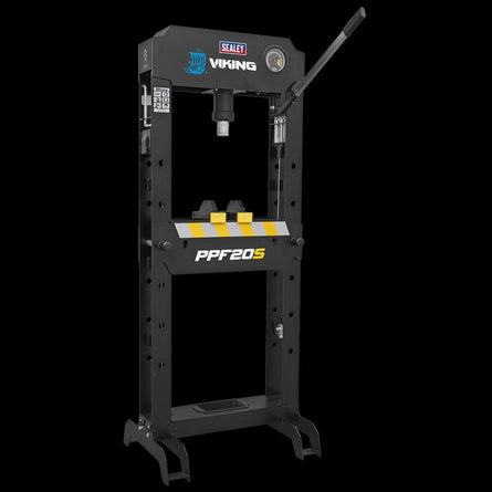 Sealey PPF20S Viking Hydraulic Press 20tonne Floor Type - PPF20S - Sealey Tools UK - Workshop Tool Storage