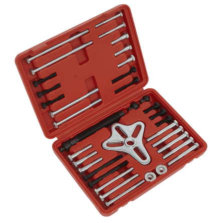 Sealey PS979 Harmonic Balancer Puller Set 49pc - PS979 - Sealey Tools UK - Workshop Tool Storage