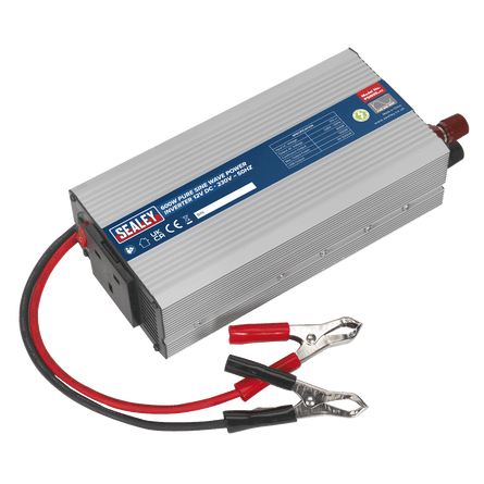 Sealey PSI600 Power Inverter Pure Sine Wave 600W 12V DC - 230V ~ 50Hz - PSI600 - Sealey Tools UK - Workshop Tool Storage