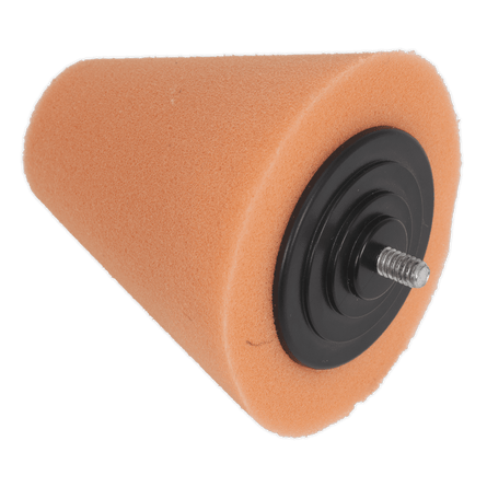 Sealey PTCCHC85O Buffing & Polishing Foam Cone Orange/Firm - PTCCHC85O - Sealey Tools UK - Workshop Tool Storage