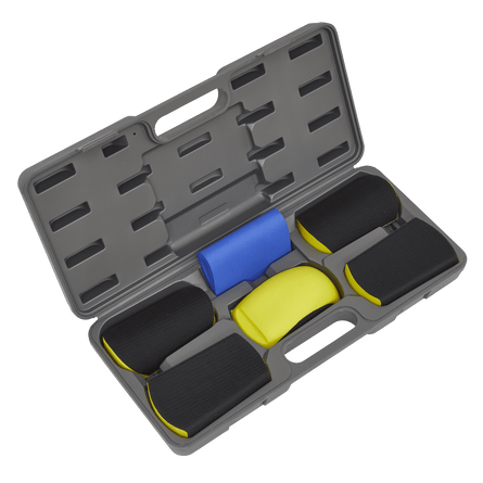Sealey RE40KIT Sanding Block Hook - and - Loop Kit 6pc - RE40KIT - Sealey Tools UK - Workshop Tool Storage